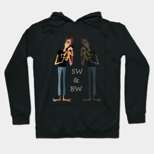 SW & BW Digital Hoodie